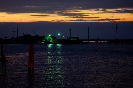 Sunset over the Sea Tangier