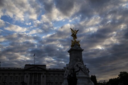 Skyline sunset clouds