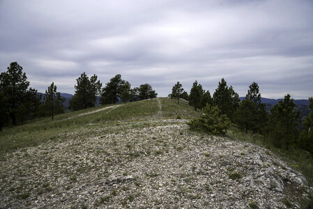 Walking the entertainment path on Mount Ascension in Helena