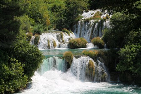 Waterfall croatia krka photo