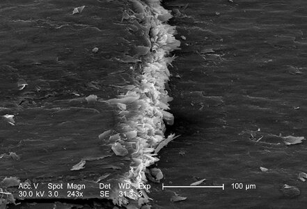Configuration electron electron micrograph