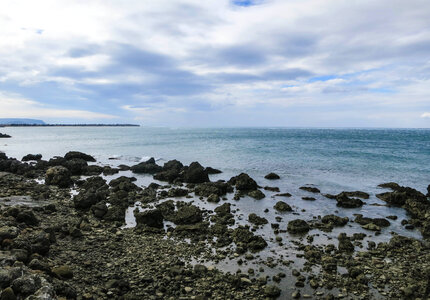 View of the Pacific Ocean, Taitung, Taiwan. photo