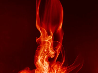 Red Flame Like Smoke photo