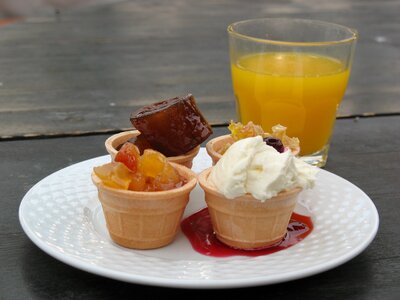 Delicious colorful table photo