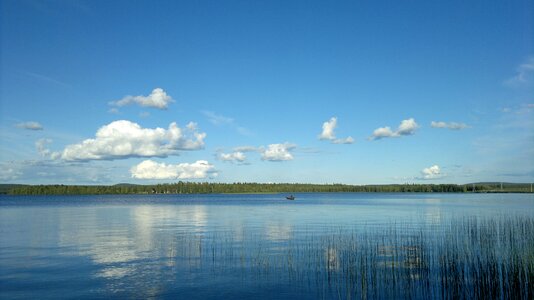 Lake sky finnish photo