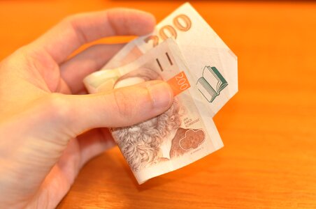 Money banknote czk