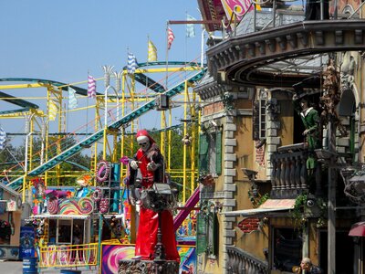 Rides roller coaster ghost train