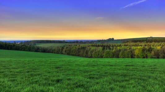 Agriculture backlight cloud photo