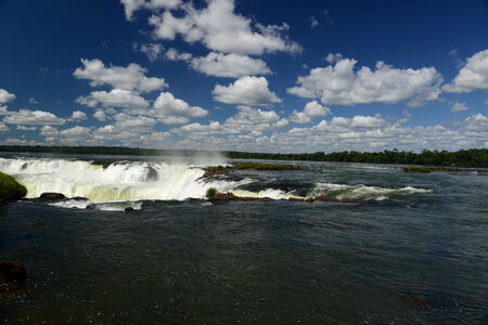 Amazing waterfalls at Iguazu Falls