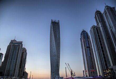 City glass skyline photo