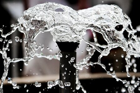 Beautiful Photo fountain fresh water