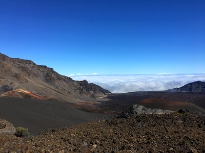 Trail in Haleakala National Park, Maui, Hawaii