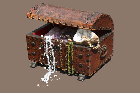Treasure chest decoration jewellery photo