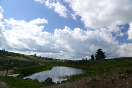 Bunsen Peak Trail. Yellowstone national park photo