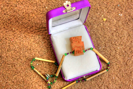 Pendent inside case