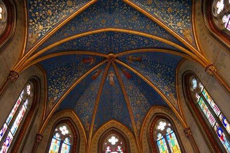 Gilded decorated protestant