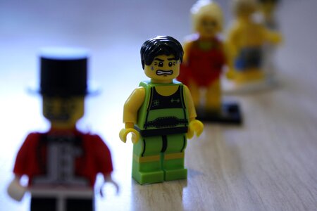 Lego figure angry