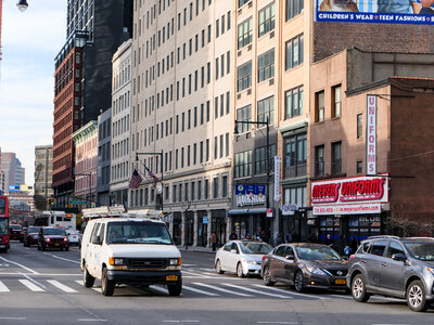 City Street with Cars photo