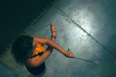 Action beautiful dance