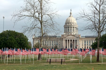 Flags for children symbolic capitol photo
