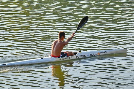 Athlete canoe championship photo