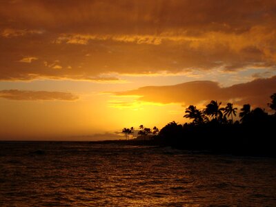 Dusk hawaii kauai photo