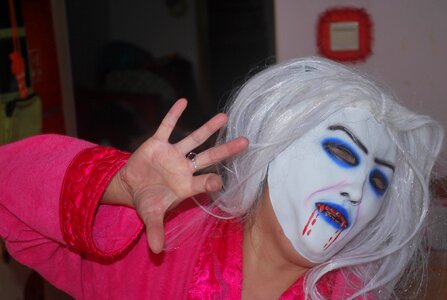 Scary frighten costume