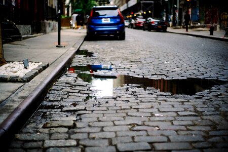 Asphalt car pavement photo