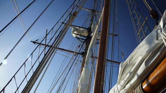 Sailboat nautical rope photo