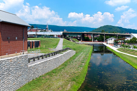Terminus of the Chesapeake and Ohio Canal in Cumberland, Maryland photo