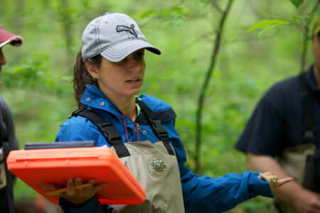 FWS employees surveying and assessing rivers and streams-4 photo