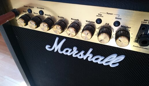 Marshall Guitar Amplifier photo