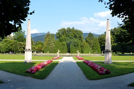 Garden geometry hellbrunn