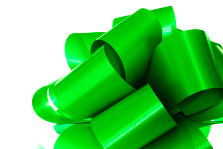 Green bow