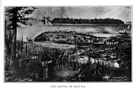 The Battle of Seattle in 1856, Washington