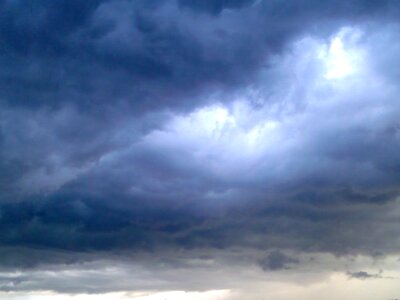 Cloud thunderstorm storm clouds photo