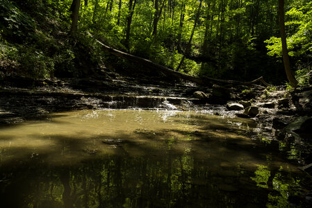 Landscape of the Cayuhoga River at Cayuhoga River National Park, Ohio