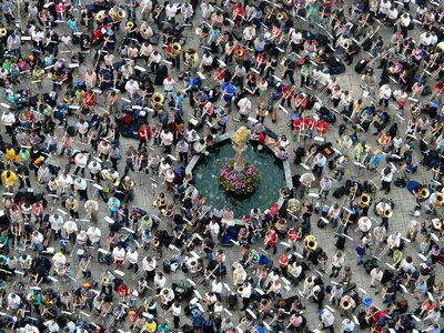 Fountain human people