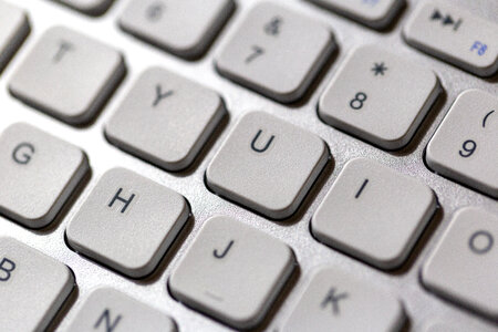 White Keyboard photo