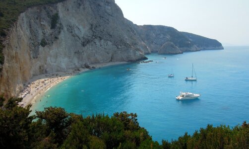 Lefkada town beach katciki