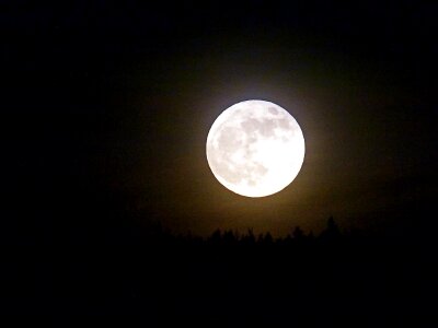 Sky moonlight satellite photo