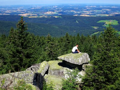 Rock landscape vision photo