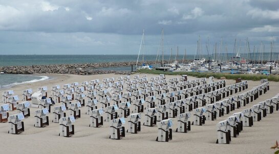 Beach clubs north sea photo