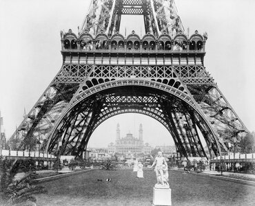 Retro europe landmark