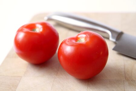 Tomatoes & Knife photo