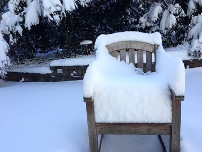 Chair cold white photo