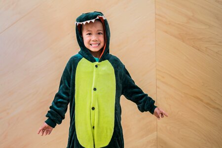 Adorable Child Dragon Costume photo