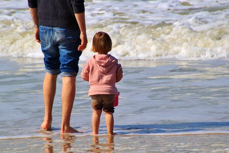 Man people father and daughter