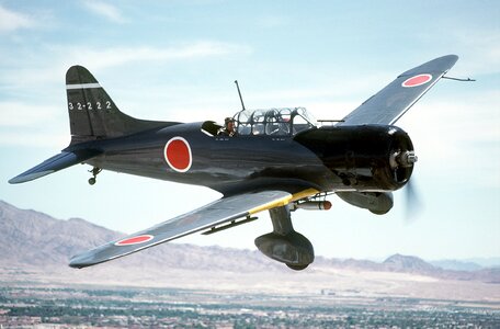 D3a flying propeller plane