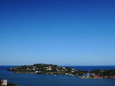 Sea blue water